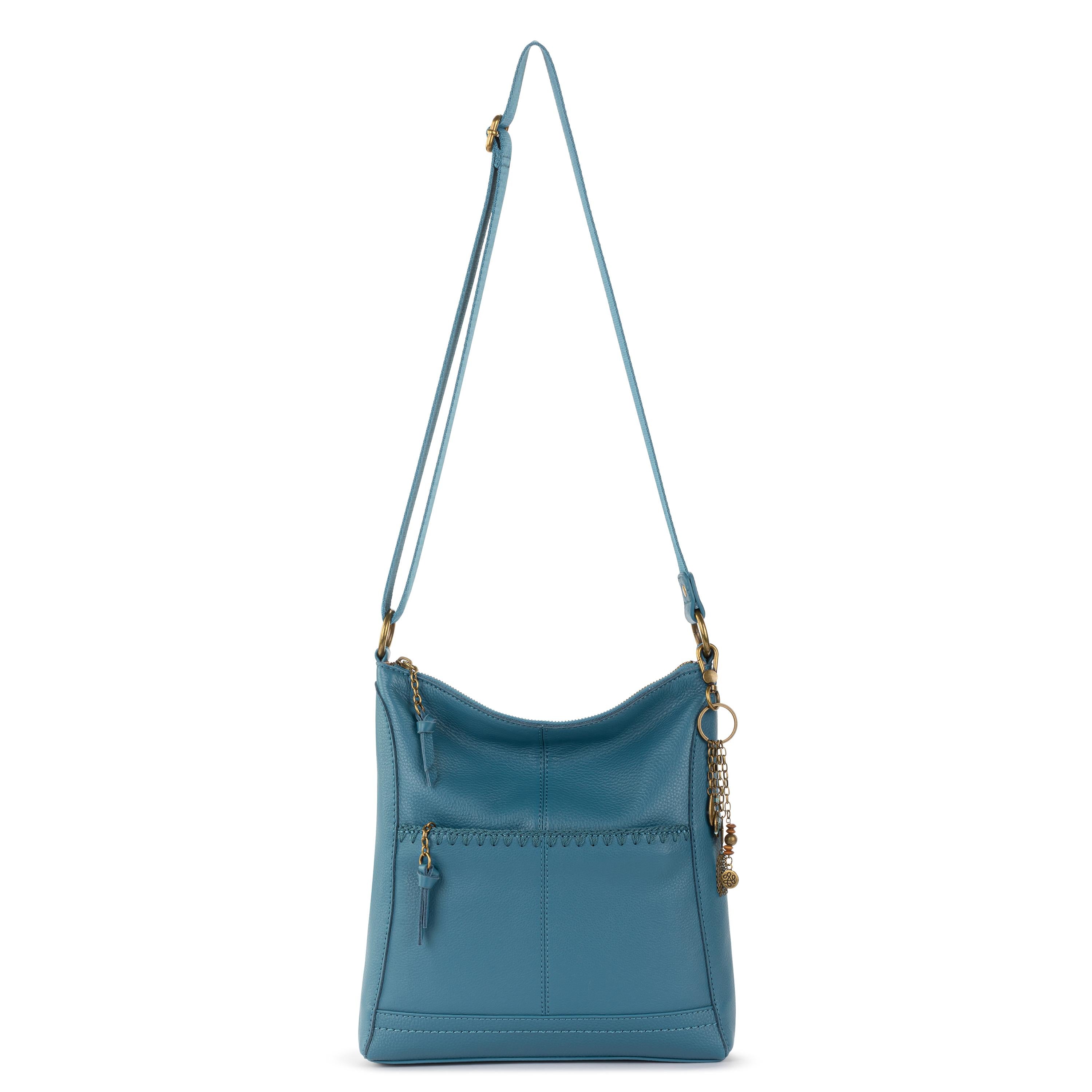 The Sak Lucia Crossbody - Leather - Lagoon Stitch