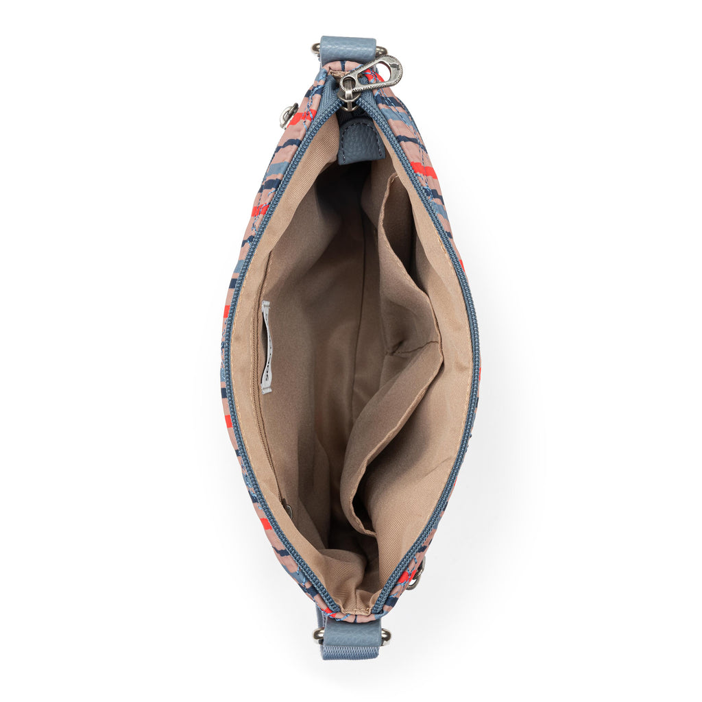 Sakroots Basic Crossbody - EcoTwill - Vintage Multi Stripe Diamond Quilted