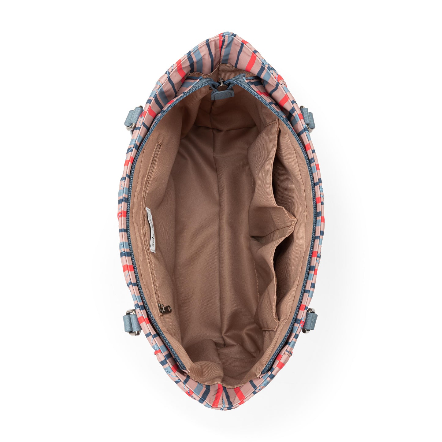 Sakroots Metro Tote EcoTwill - Vintage Multi Stripe Diamond Quilted