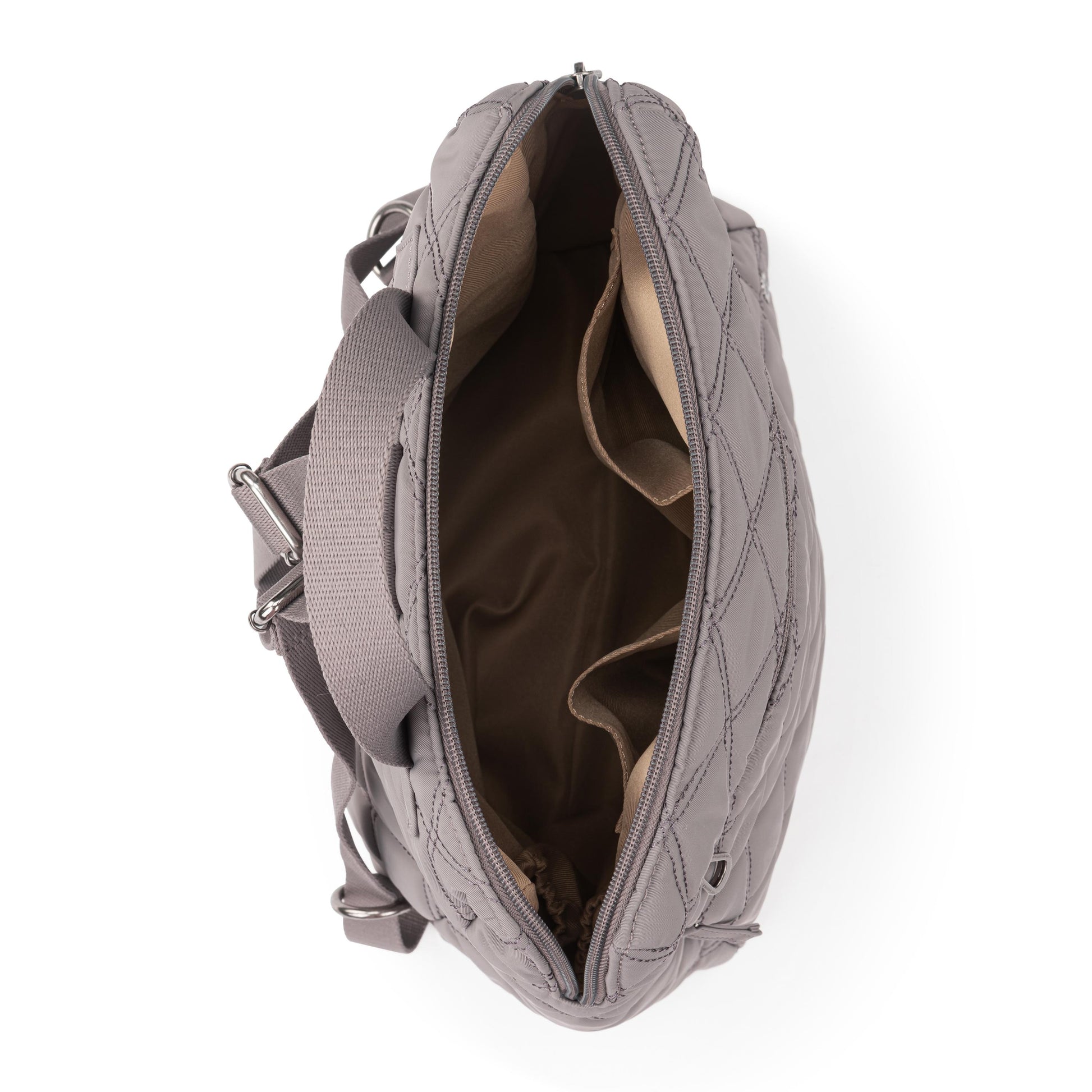Sakroots Arlo Backpack EcoTwill - Mushroom Diamond Quilted