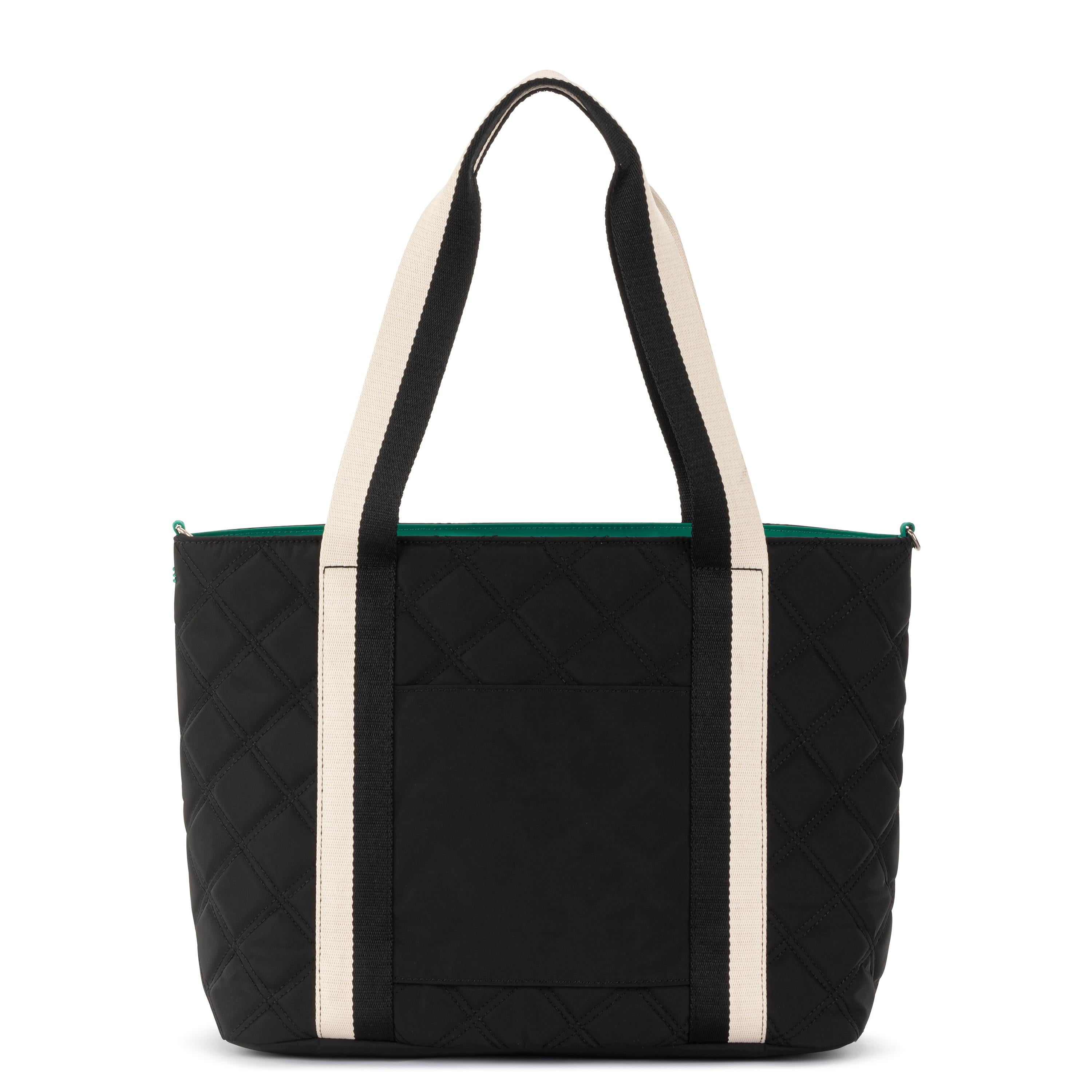 Sakroots Arlo Large Tote - EcoTwill - Black Diamond Quilted