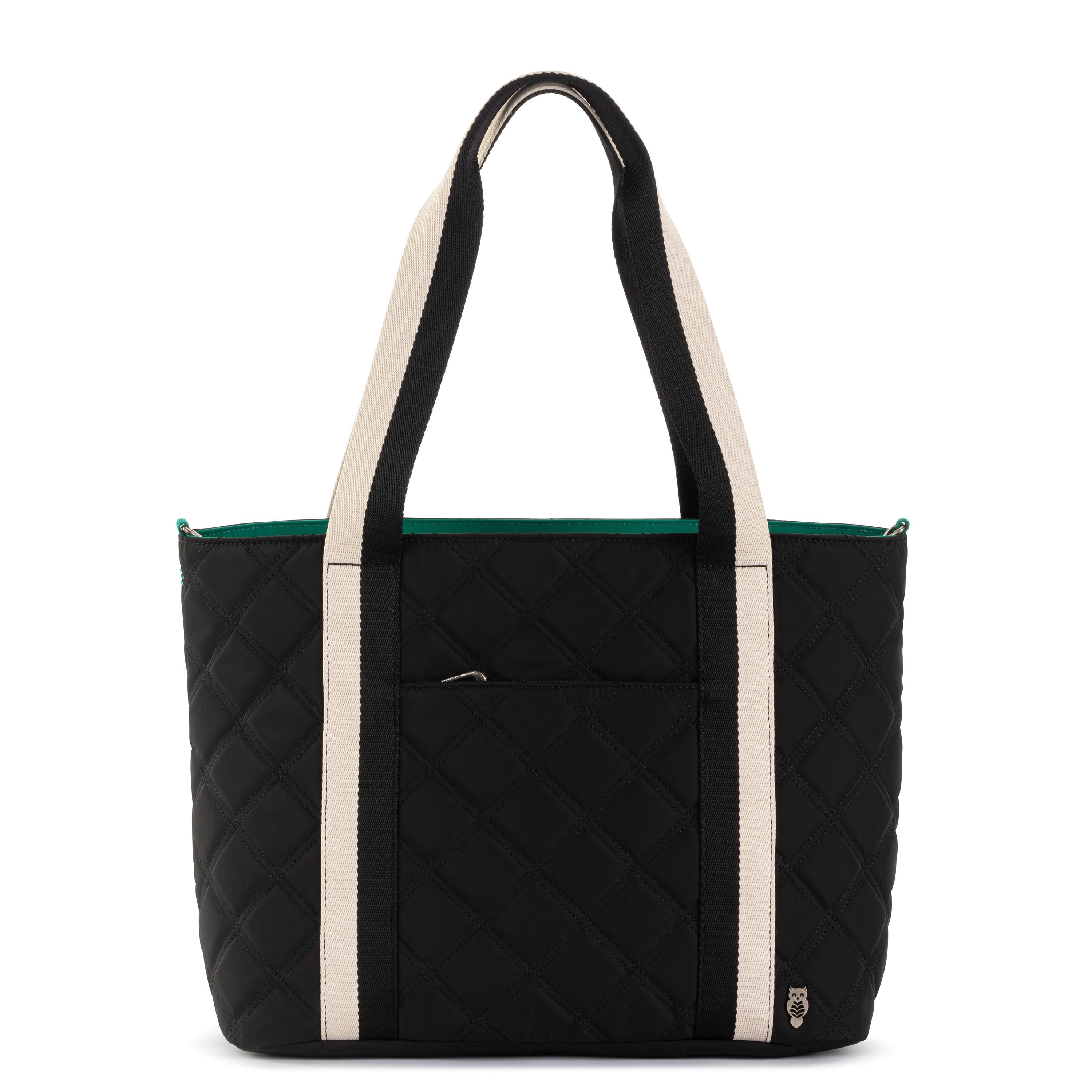 Sakroots Arlo Large Tote - EcoTwill - Black Diamond Quilted