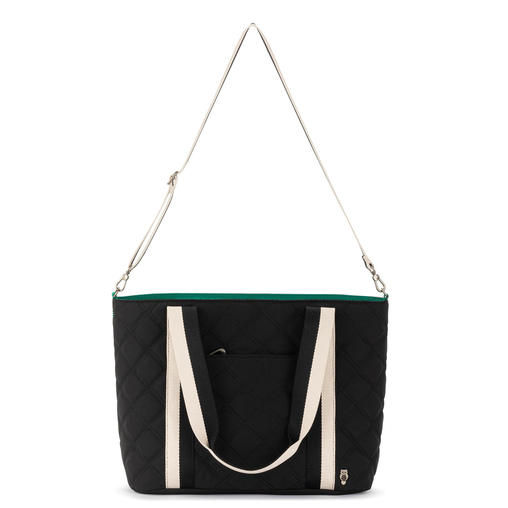 Sakroots Arlo Large Tote - EcoTwill - Black Diamond Quilted