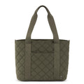 Sakroots Arlo Large Tote - EcoTwill - Olive Diamond Quilted