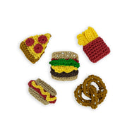 Yarnicharmz 5 Pack - Hand Crochet - Picnic Food