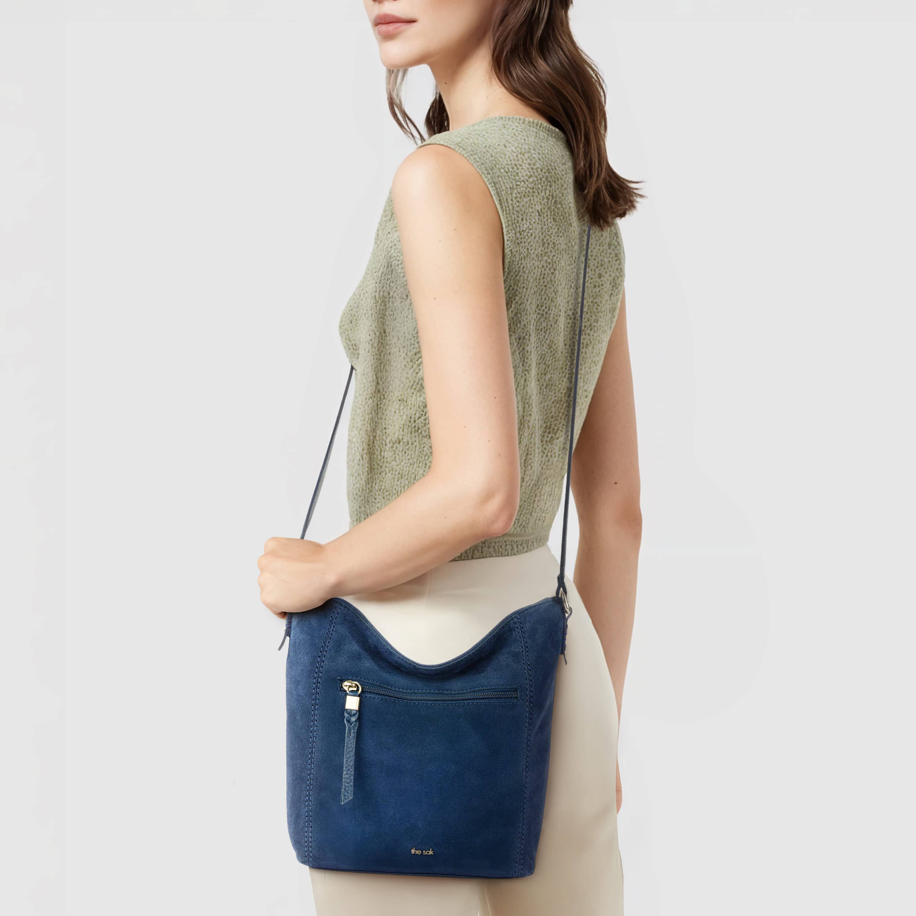 The Sak Ashland Crossbody - Leather - Indigo Suede