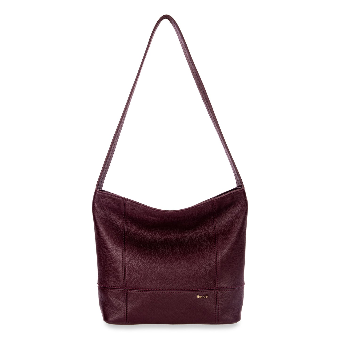 The Sak De Young Hobo Leather - Black Cherry