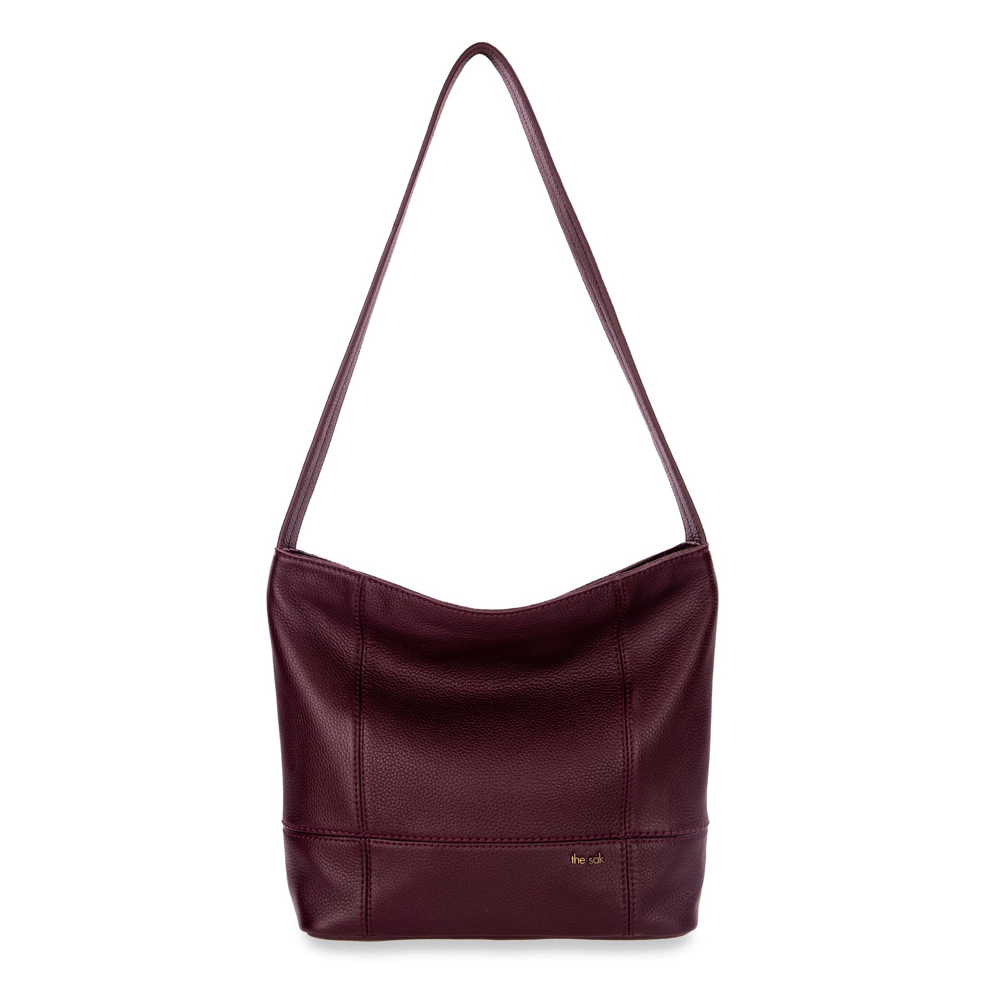 The Sak De Young Hobo Leather - Black Cherry
