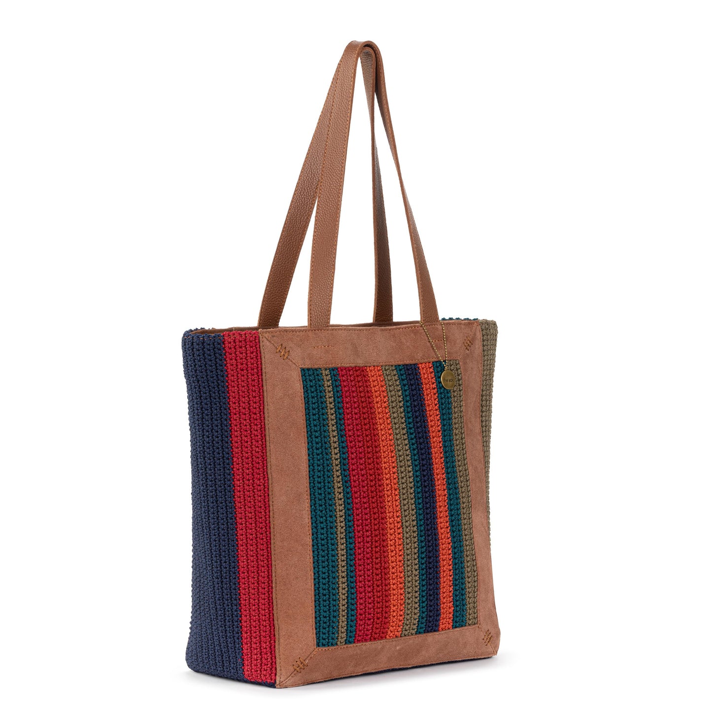 The Sak Lanie Market Tote Crochet - Serape Stripe