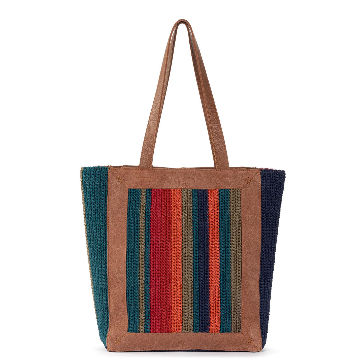 The Sak Lanie Market Tote Crochet - Serape Stripe