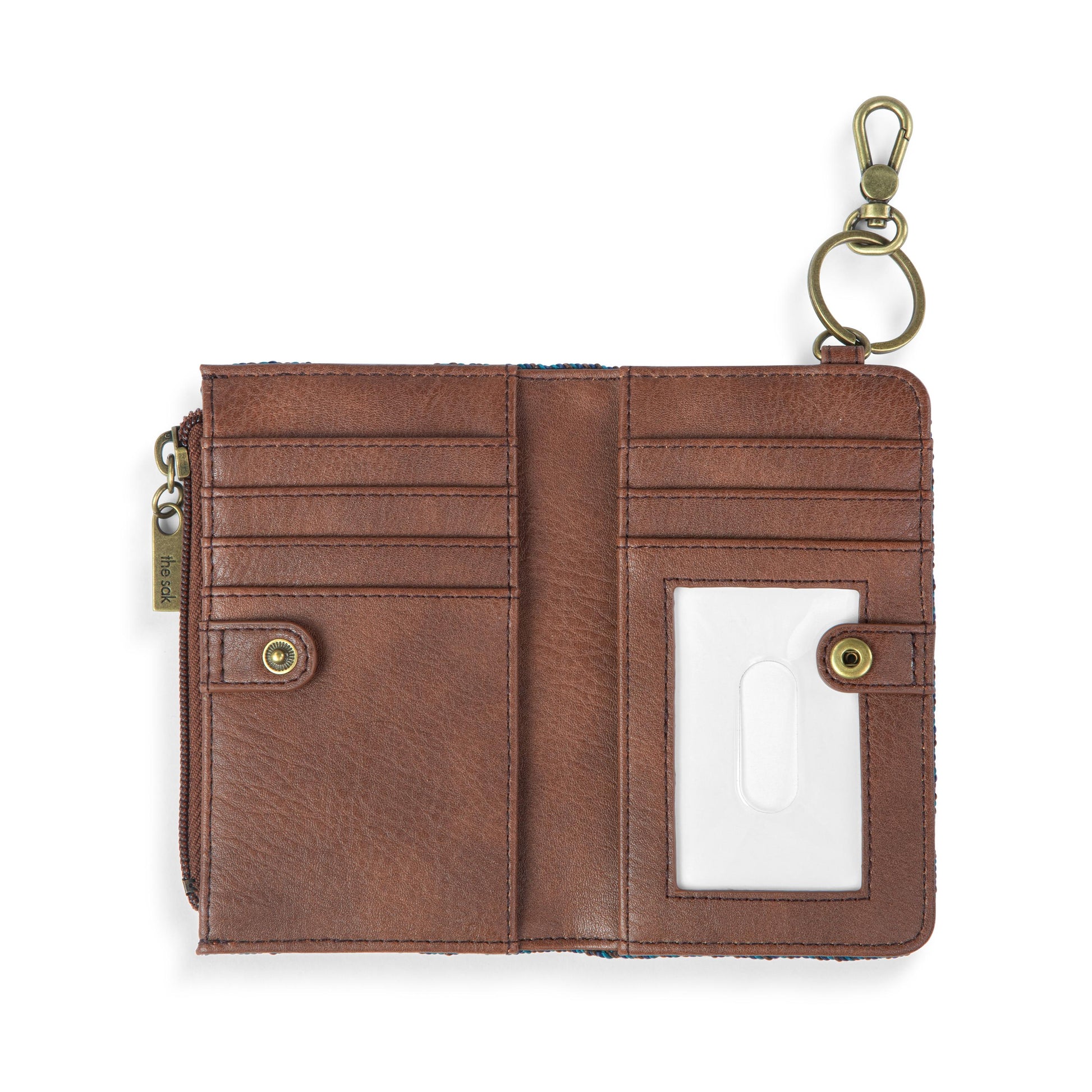 The Sak Encino Essential Wallet Crochet - Woodland Stripe