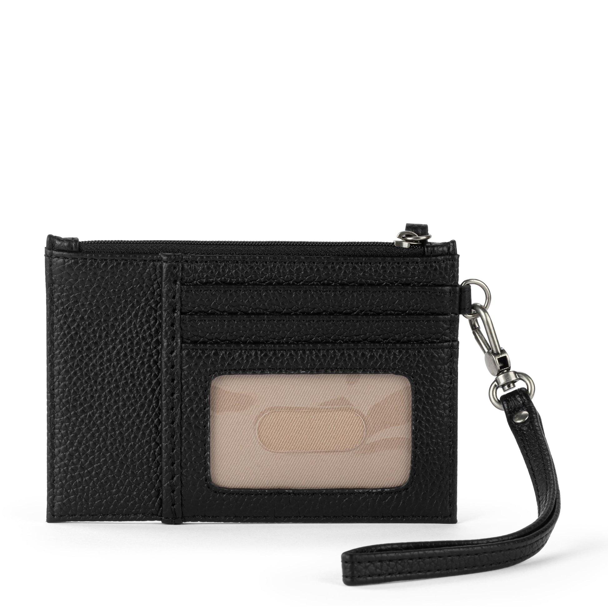 The Sak Iris Card Wristlet Leather - Black