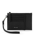 The Sak Iris Card Wristlet - Leather - Black