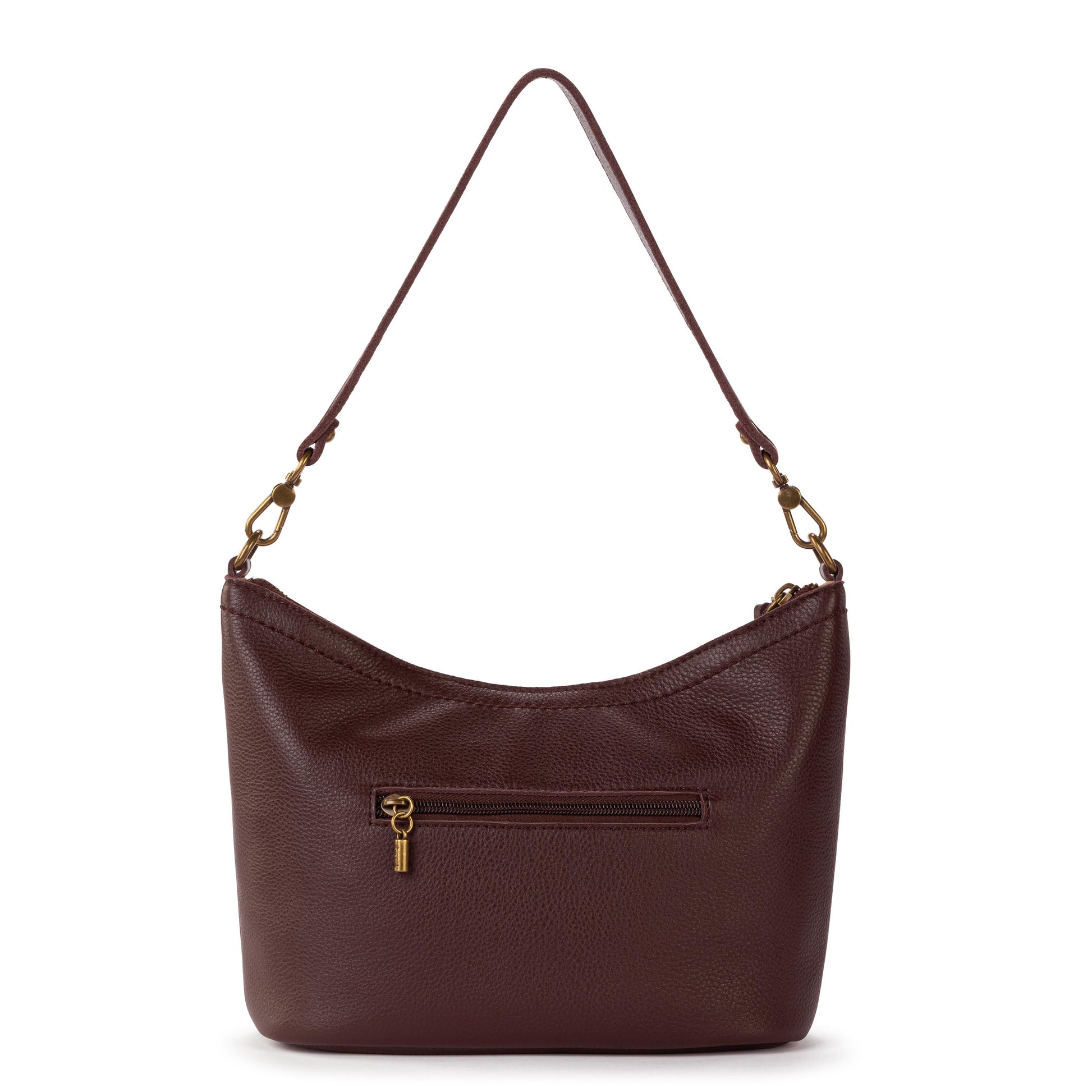 The Sak Jasmine Small Hobo Leather - Mahogany