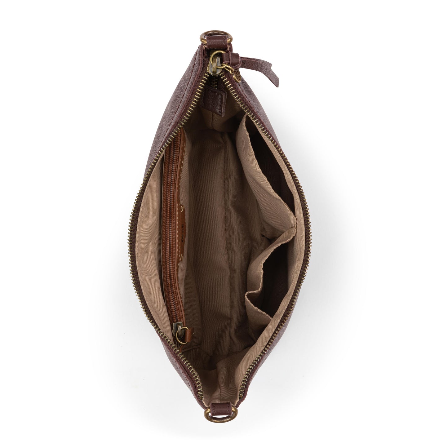 The Sak Jasmine Small Hobo Leather - Mahogany