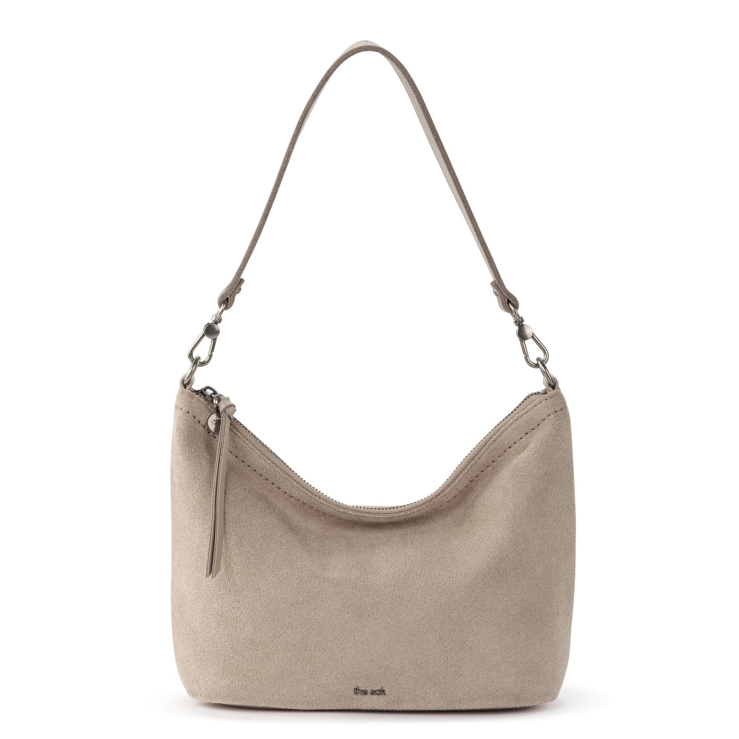 The Sak Jasmine Small Hobo Leather - Sand Suede