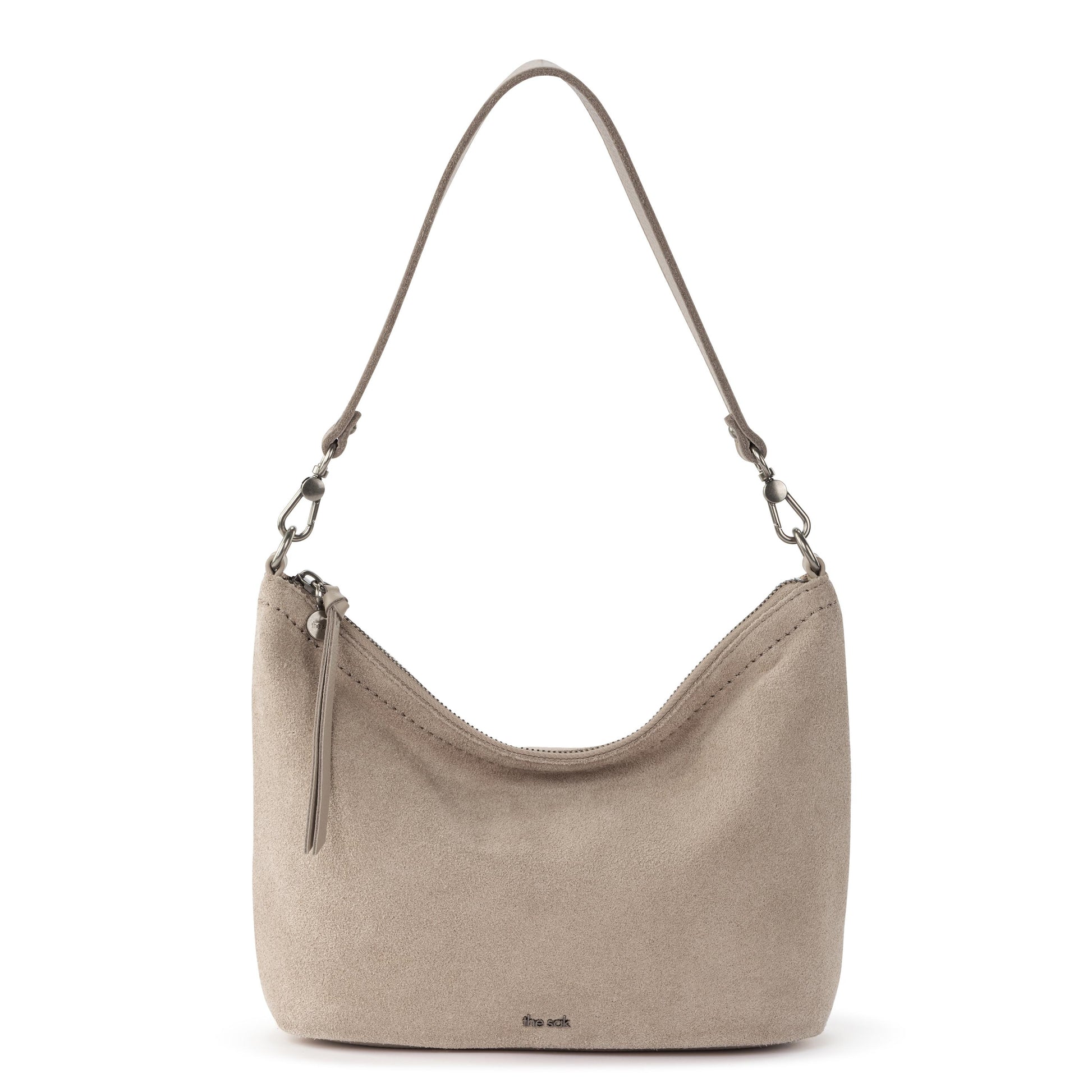 The Sak Jasmine Small Hobo Leather - Sand Suede