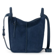 Los Feliz Crossbody - Leather - Indigo Suede
