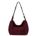 The Sak Los Feliz Hobo - Leather - Black Cherry Suede
