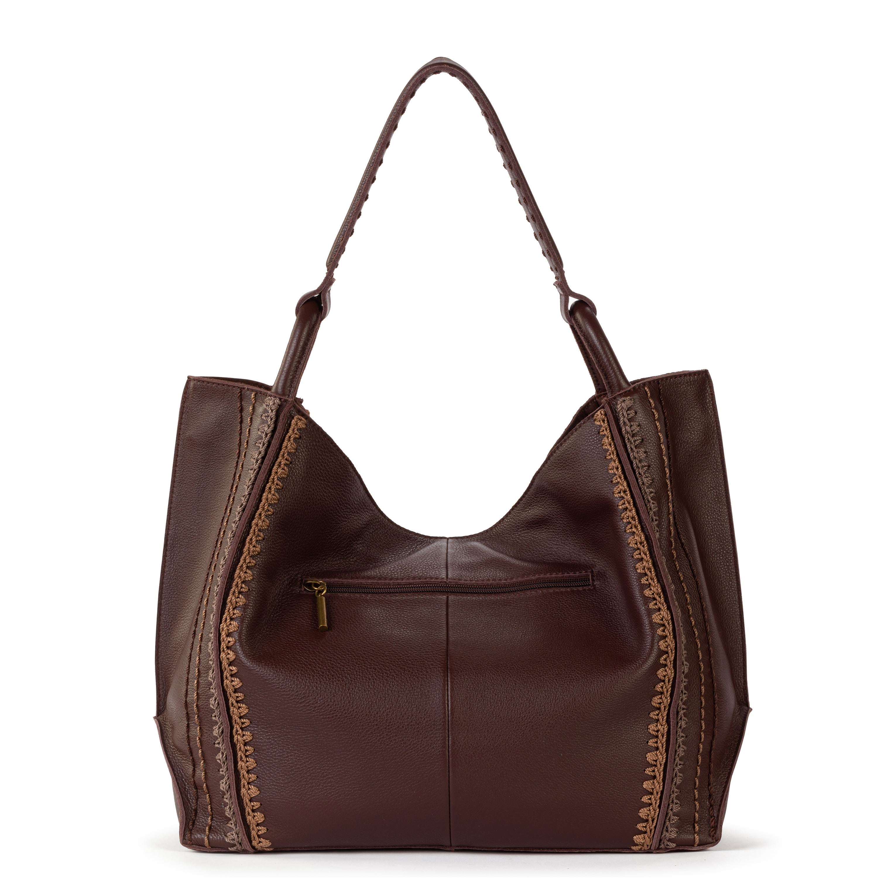 The Sak Los Feliz Large Tote - Leather - Mahogany Neutral Seminyak