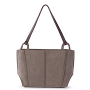 Los Feliz Satchel - Leather - Mushroom Suede