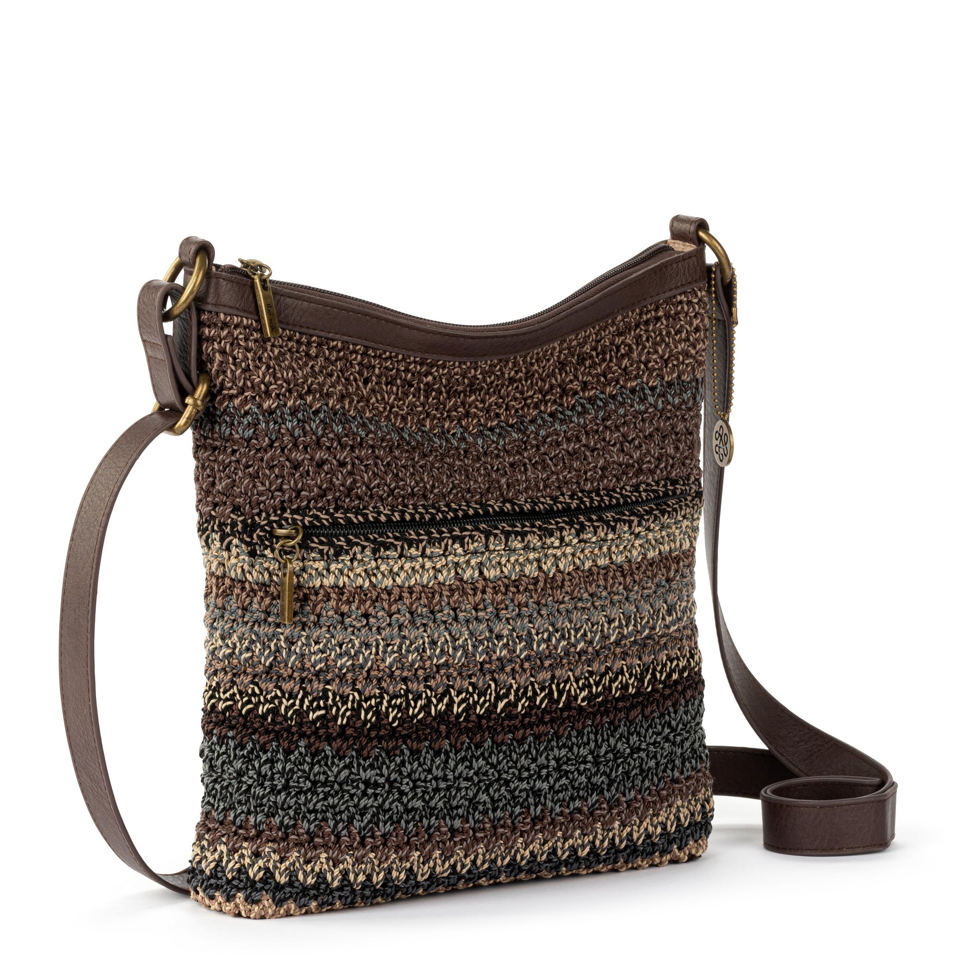 The Sak Lucia Crossbody Crochet - Aspen Stripe