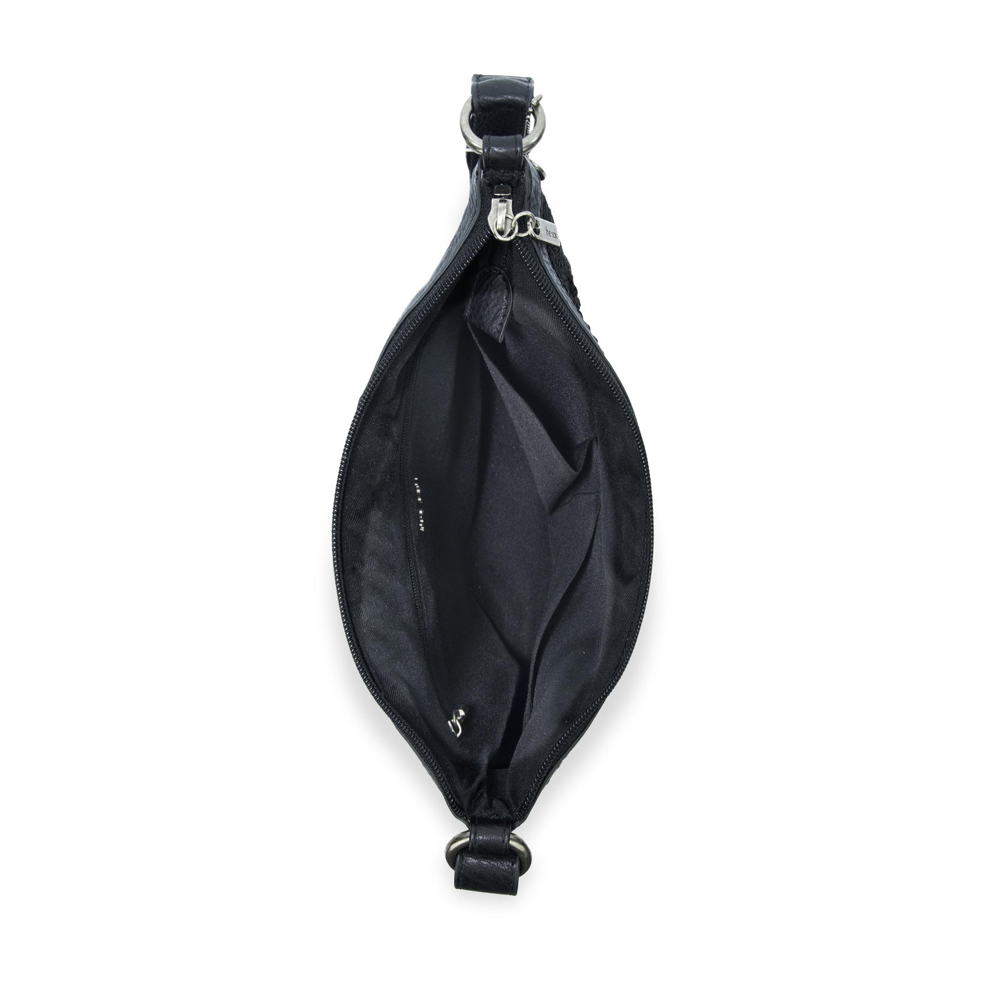 The Sak Lucia Crossbody Crochet - Black Cozy Weave
