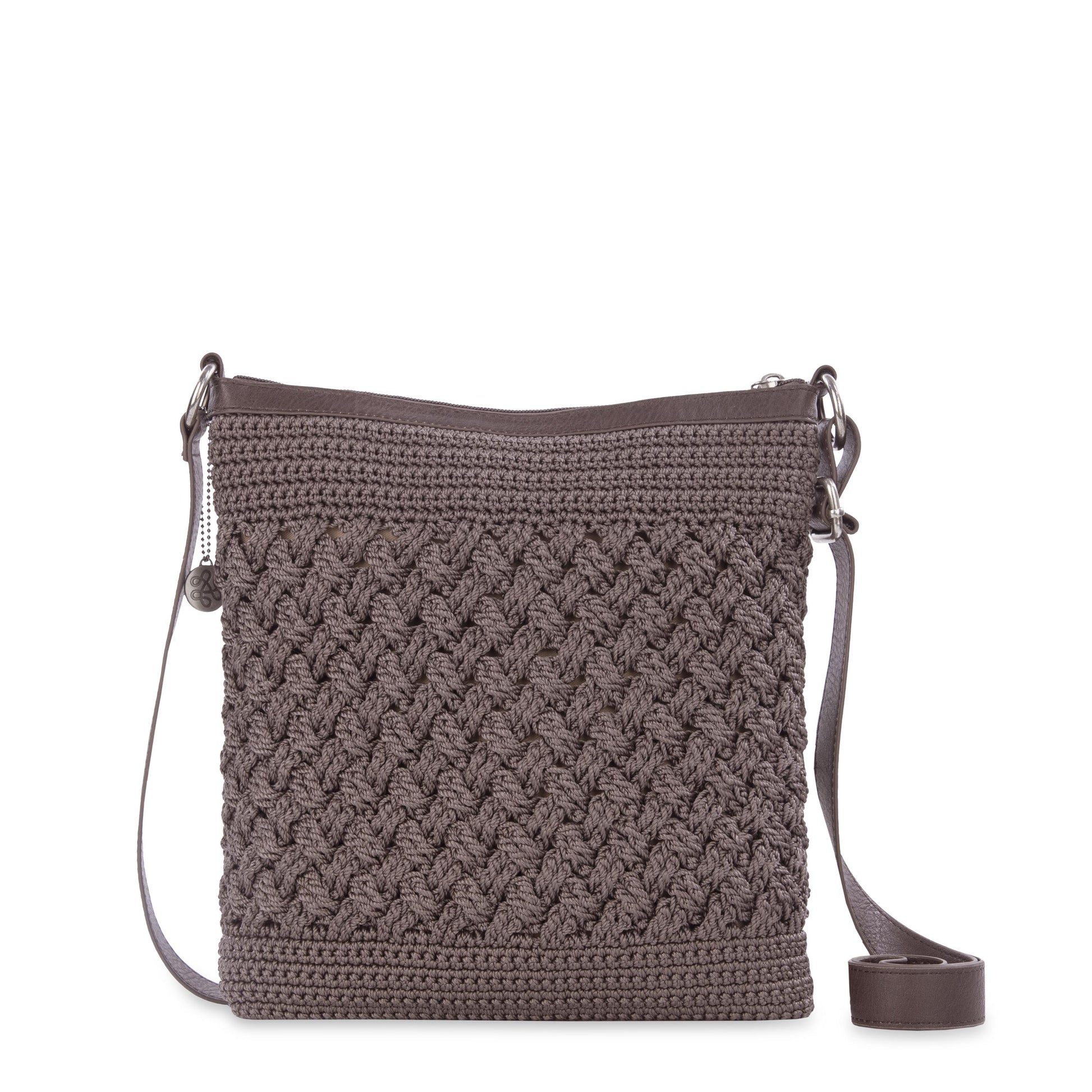 The Sak Lucia Crossbody Crochet - Mushroom Cozy Weave