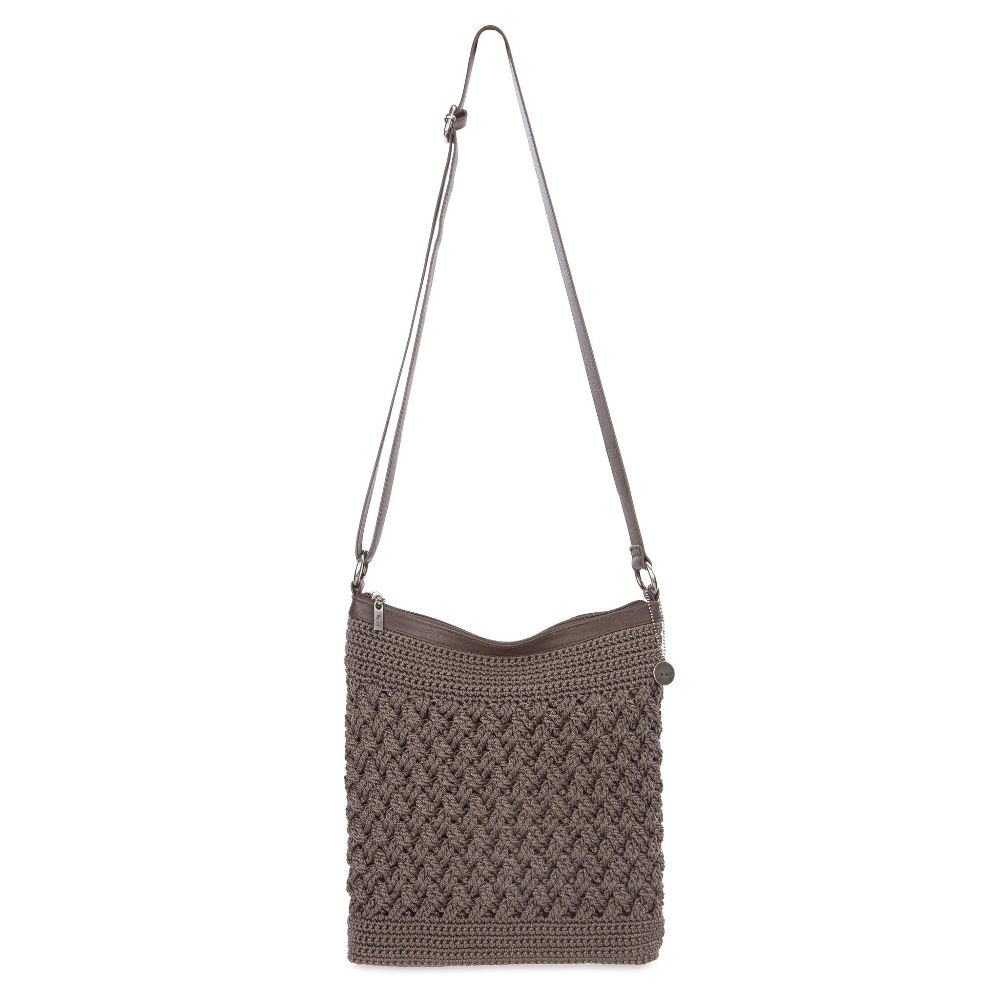 The Sak Lucia Crossbody Crochet - Mushroom Cozy Weave