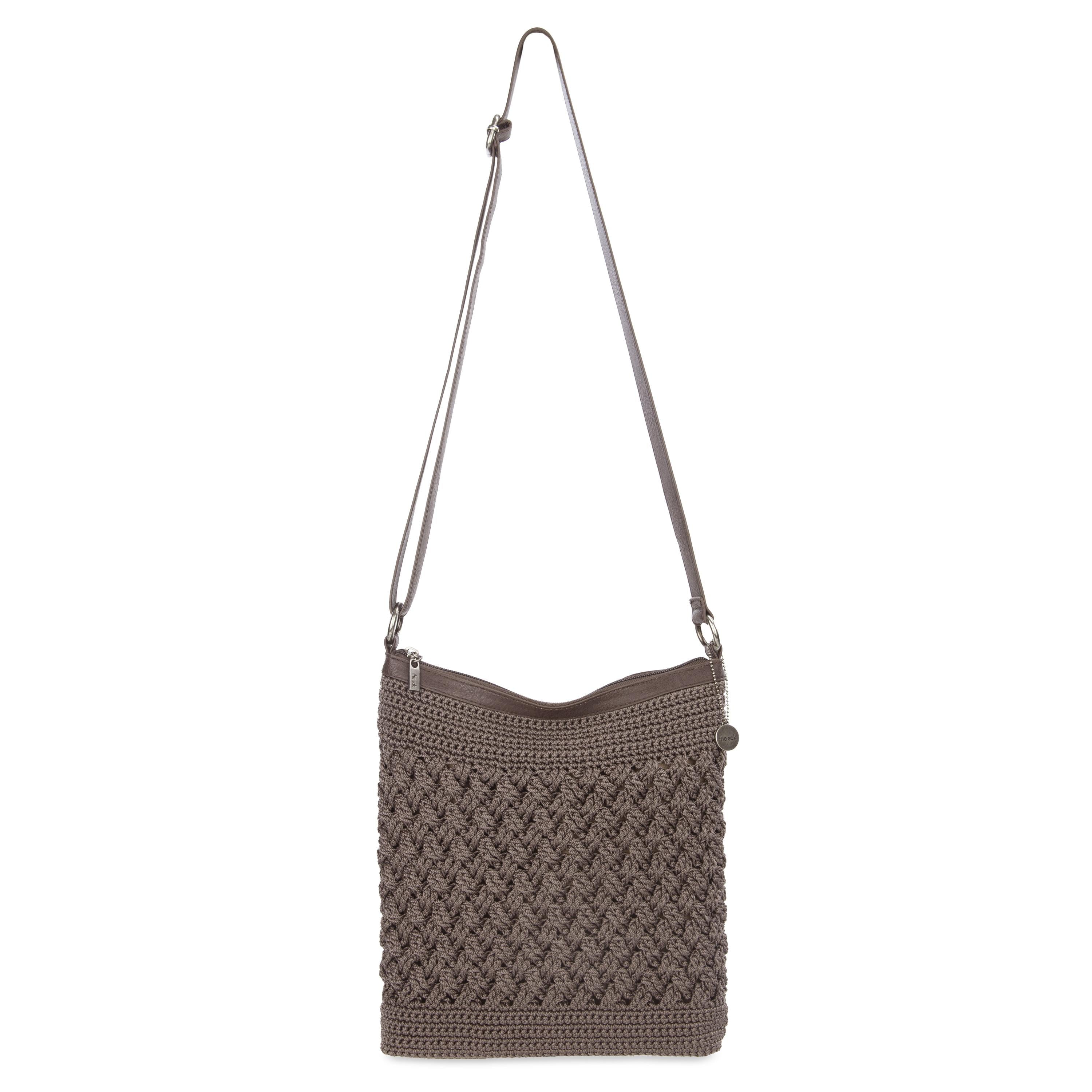 The Sak Lucia Crossbody - Hand Crochet - Mushroom Cozy Weave