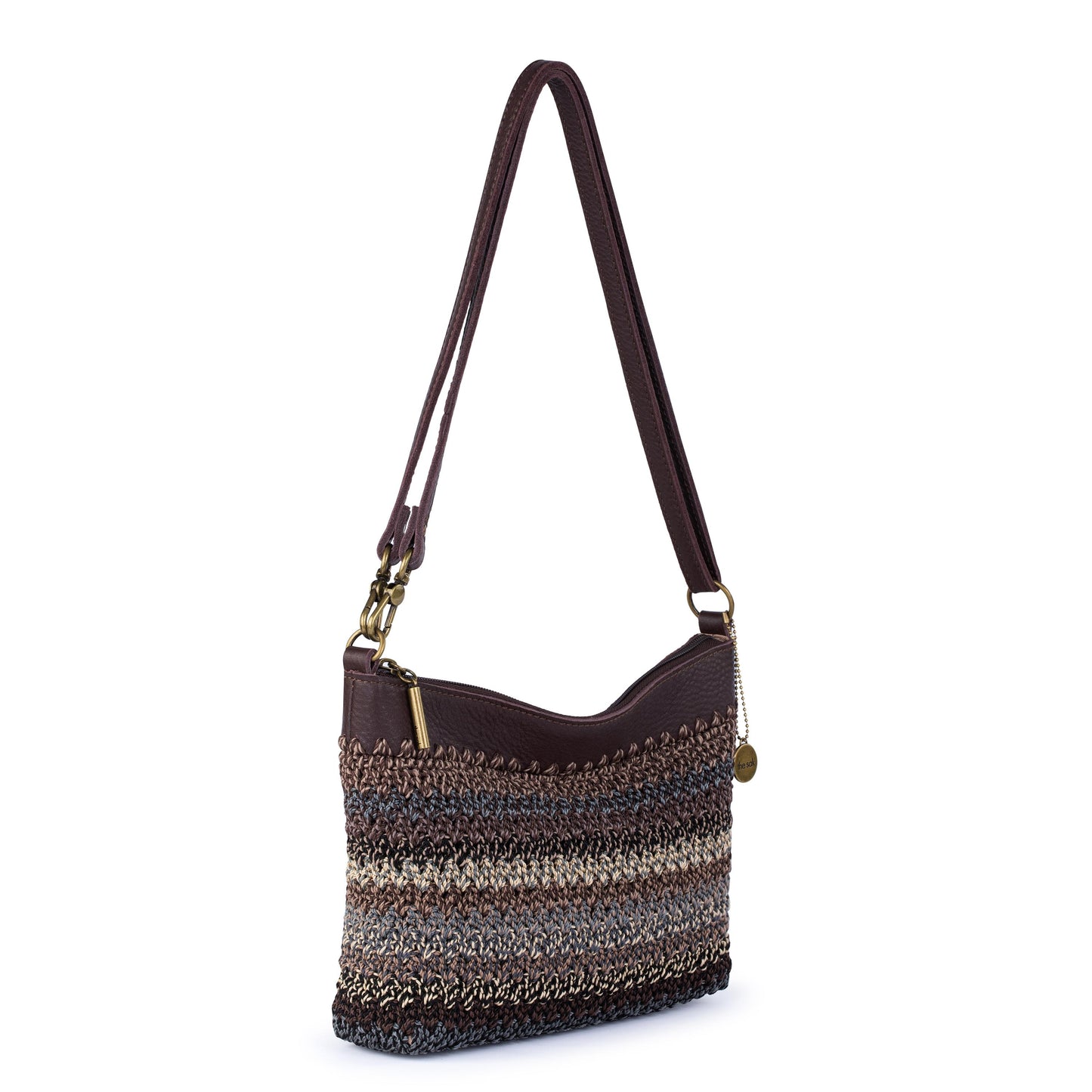 The Sak Lumi Crossbody Crochet - Aspen Stripe