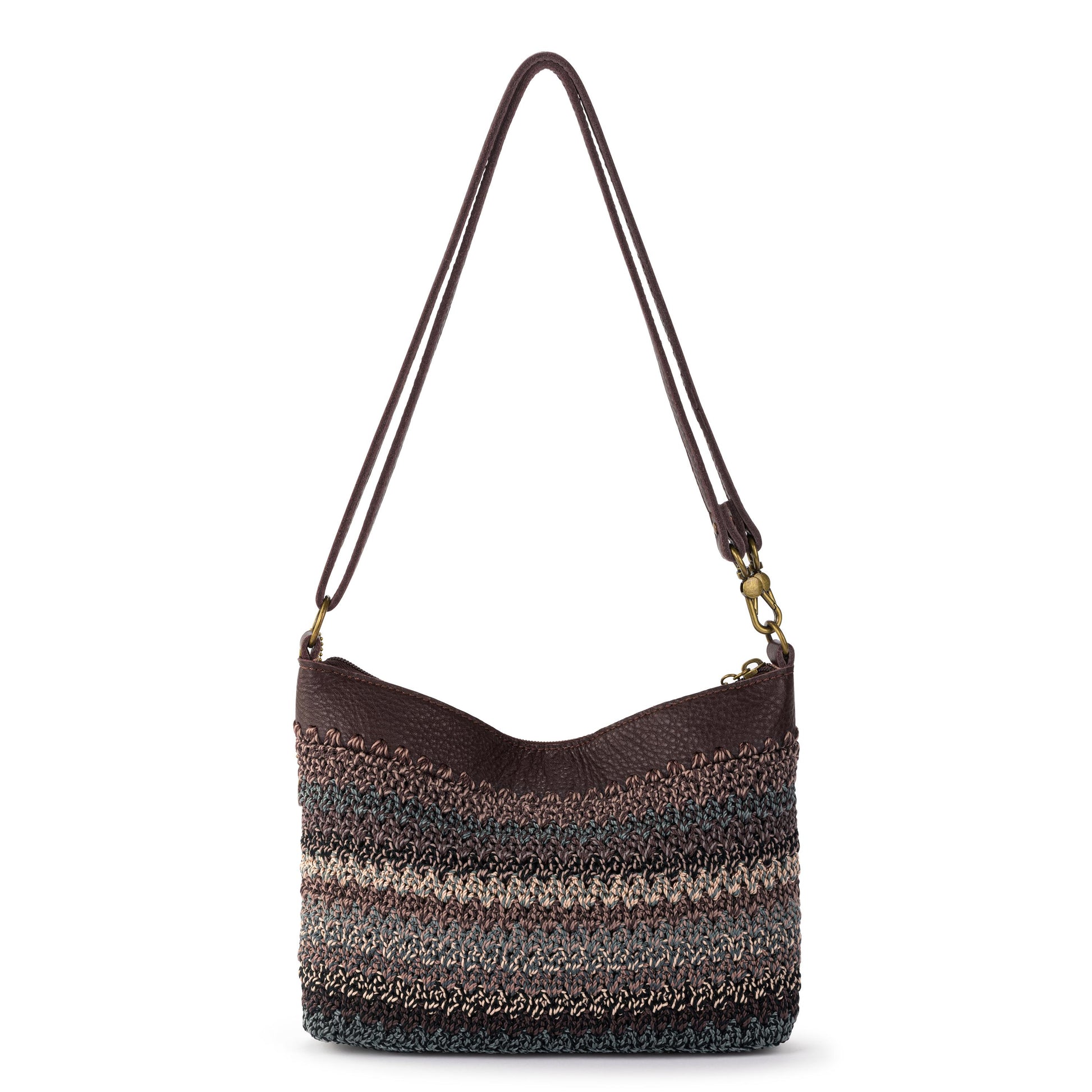 The Sak Lumi Crossbody Crochet - Aspen Stripe