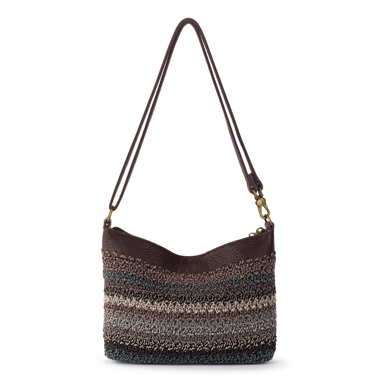 The Sak Lumi Crossbody - Hand Crochet - Aspen Stripe