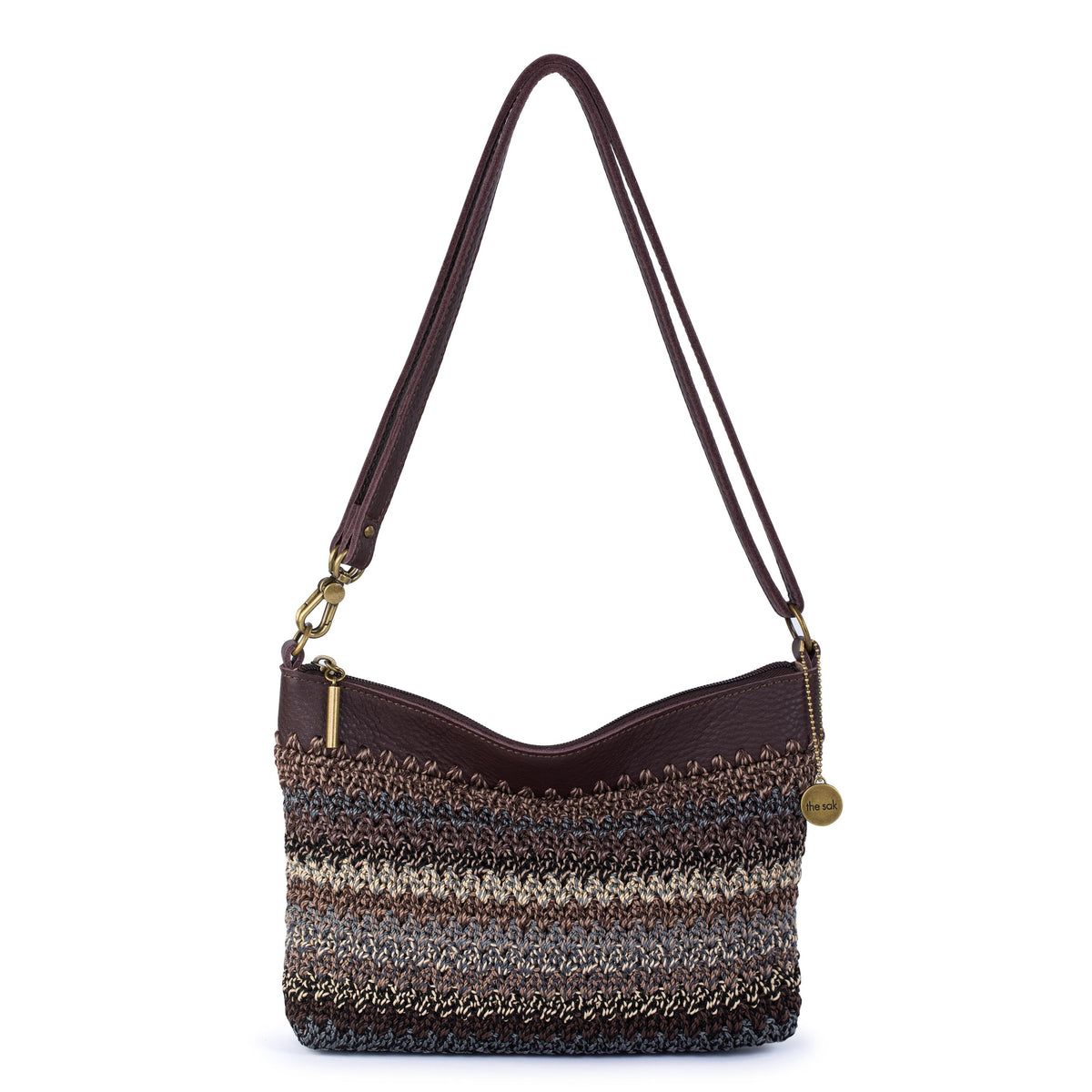 The Sak Lumi Crossbody - Hand Crochet - Aspen Stripe