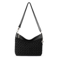 The Sak Lumi Crossbody - Hand Crochet - Black Cozy Weave