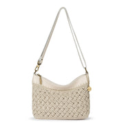 Lumi Crossbody - Hand Crochet - Ecru Cozy Weave