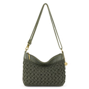 Lumi Crossbody - Hand Crochet - Moss Cozy Weave