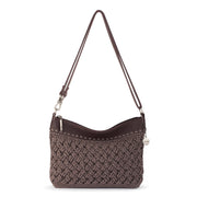 Lumi Crossbody - Hand Crochet - Mushroom Cozy Weave