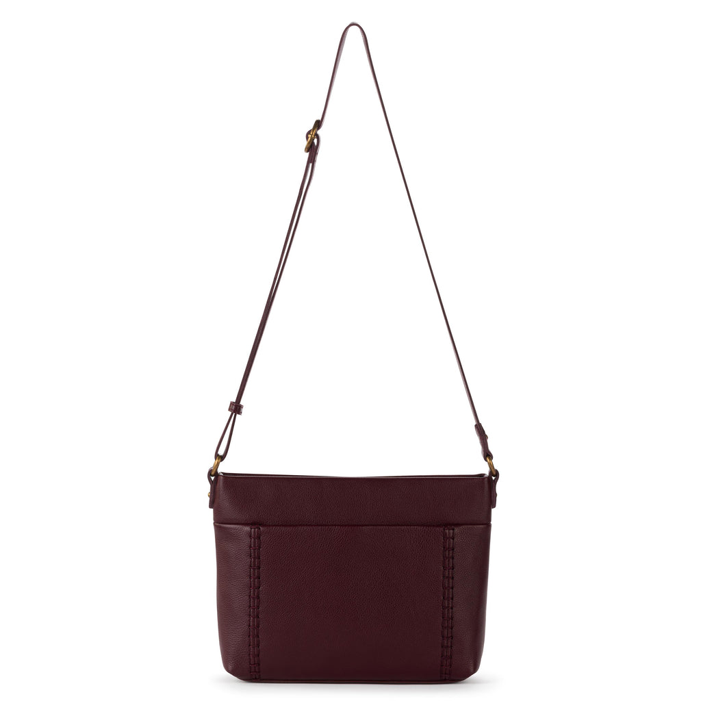 The Sak Melrose Crossbody - Leather - Black Cherry
