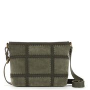 Melrose Crossbody - Leather - Moss Suede Patch