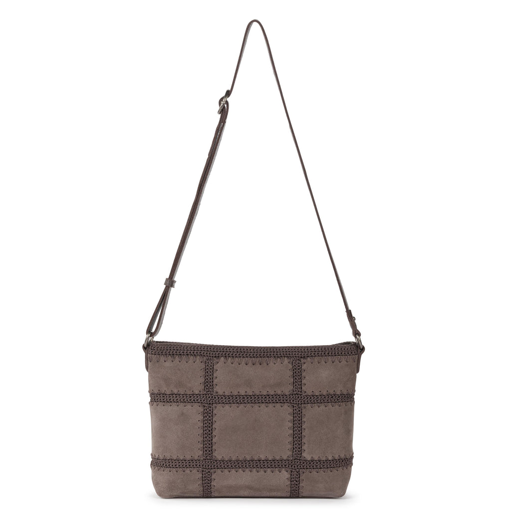The Sak Melrose Crossbody - Leather - Mushroom Suede Patch