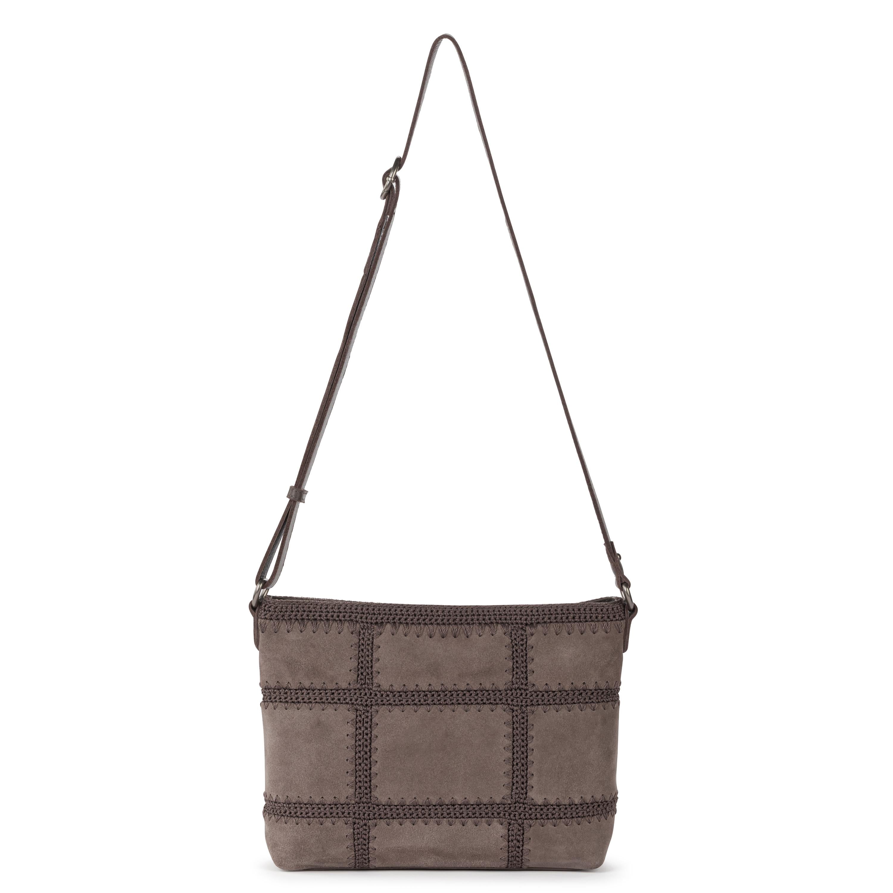 The Sak Melrose Crossbody - Leather - Mushroom Suede Patch