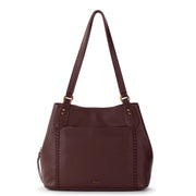 Melrose Satchel - Leather - Mahogany
