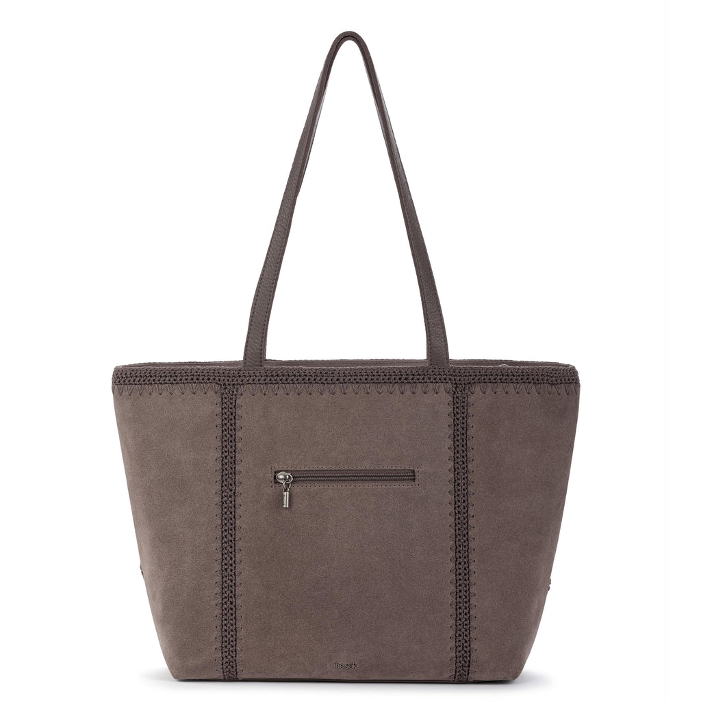 The Sak Metro Tote - Leather - Mushroom Suede Patch