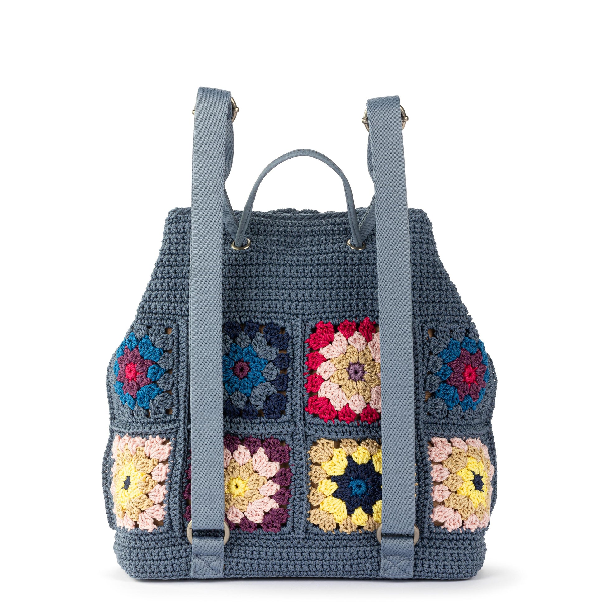 The Sak Sayulita Backpack Crochet - Maritime Multi Patch