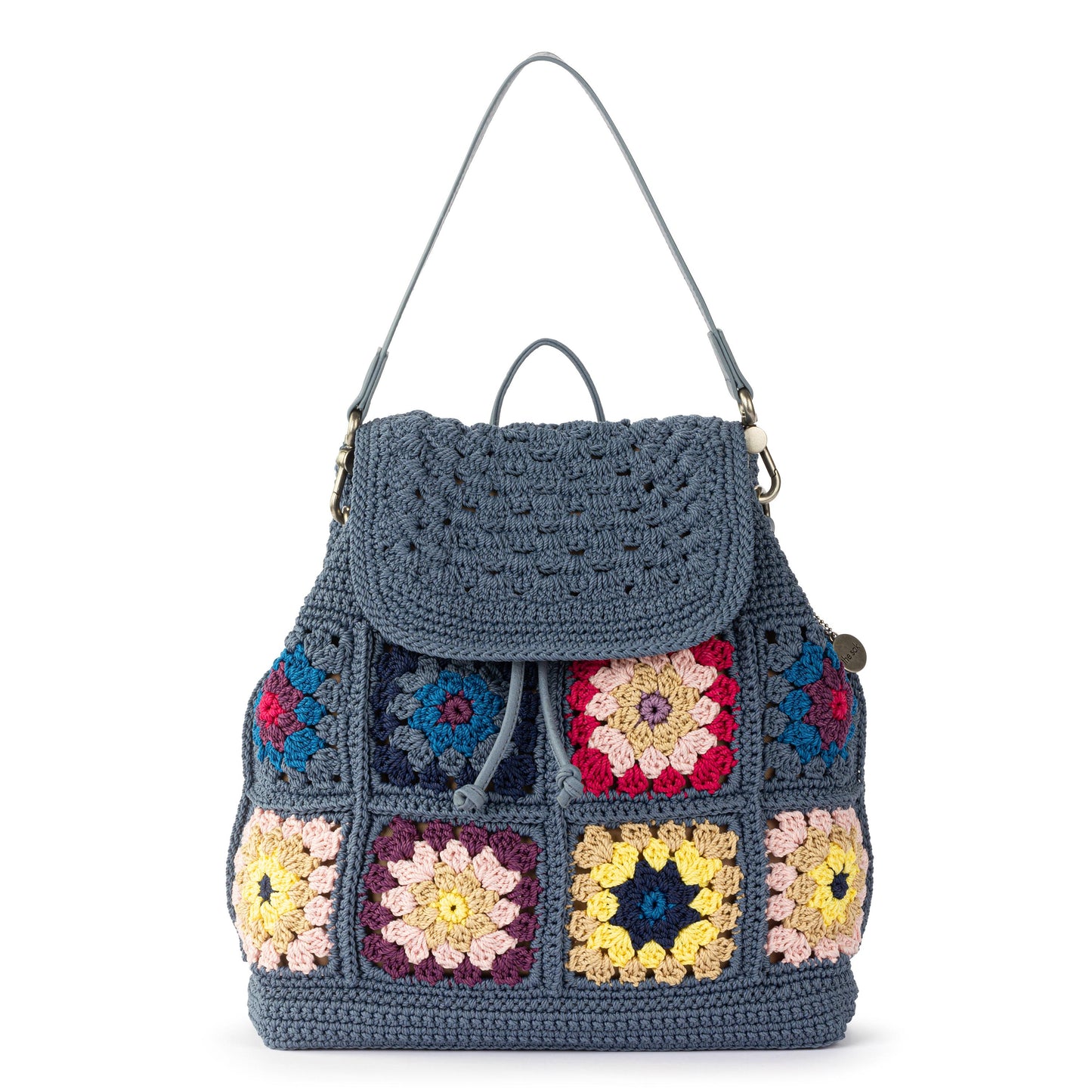 The Sak Sayulita Backpack Crochet - Maritime Multi Patch
