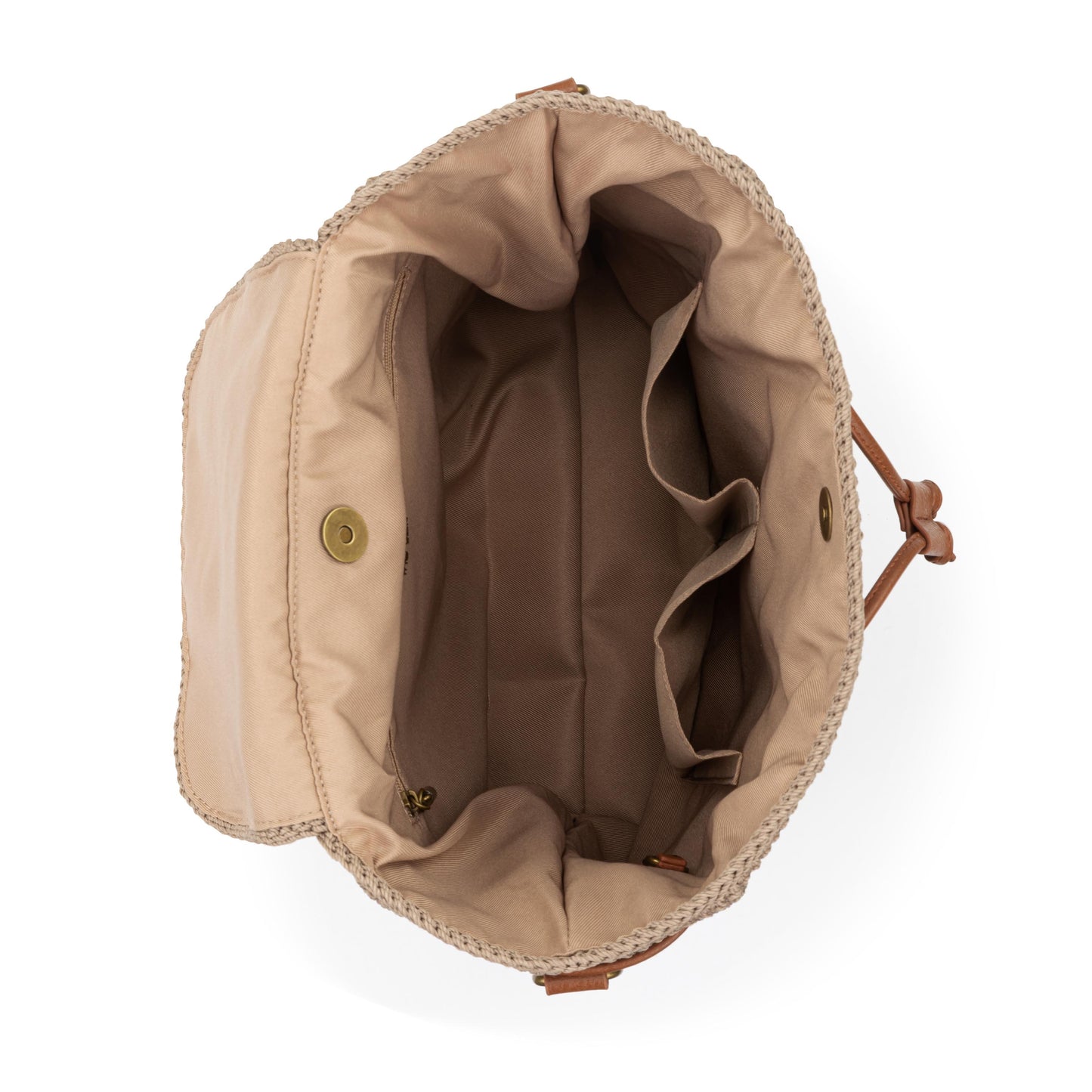 The Sak Sayulita Backpack Crochet - Sand Neutral Patch