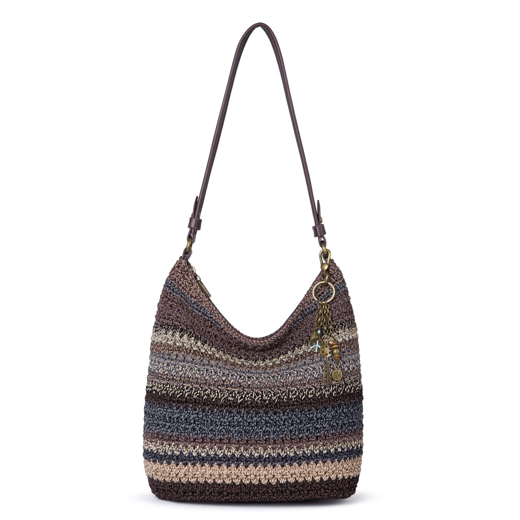 The Sak Sequoia Hobo - Hand Crochet - Aspen Stripe