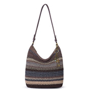 Sequoia Hobo - Hand Crochet - Aspen Stripe