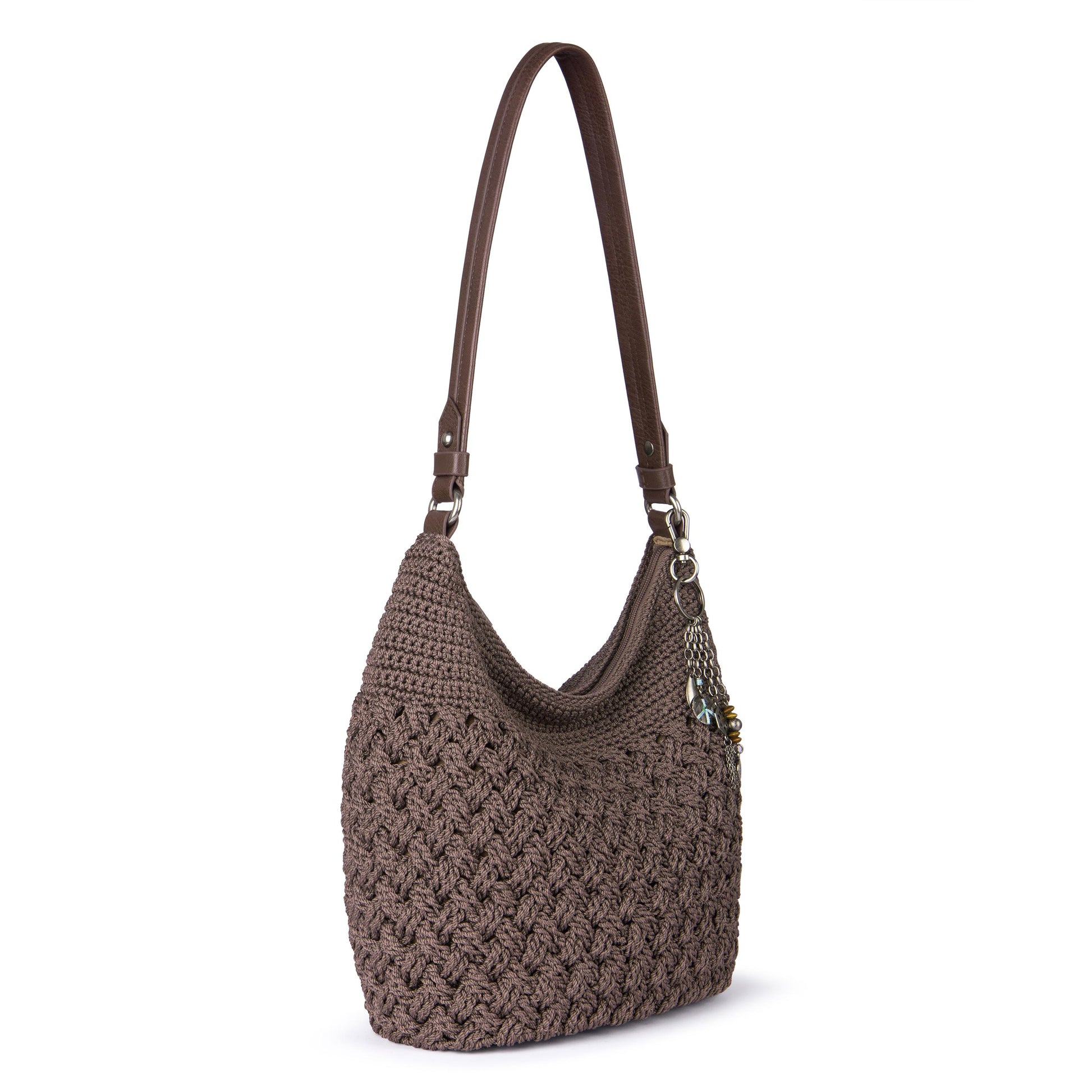 The Sak Sequoia Hobo Crochet - Mushroom Cozy Weave